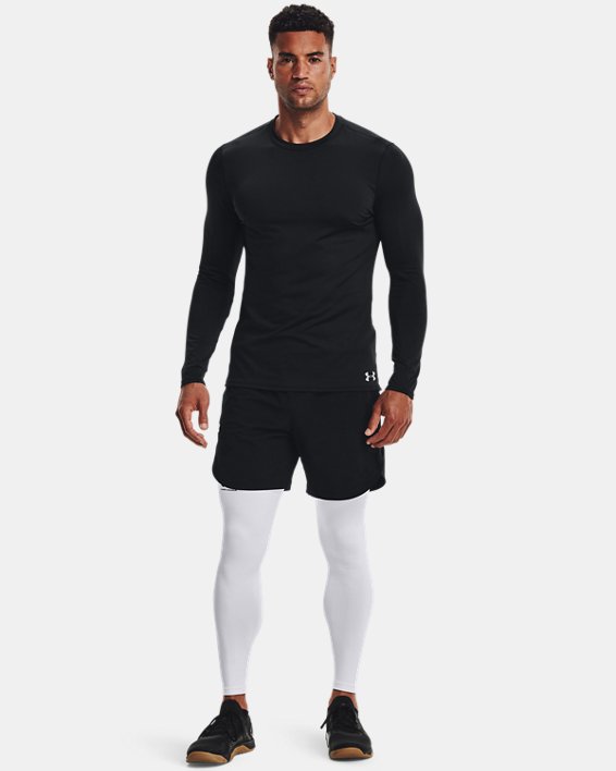 Men's ColdGear® Leggings, White, pdpMainDesktop image number 2